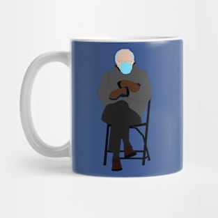 Sitting Bernie Sanders minimalist Mug